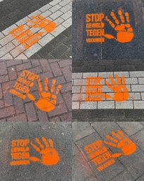 Afbeelding met handschrift, grond, buitenshuis, straat
Door AI gegenereerde inhoud is mogelijk onjuist.