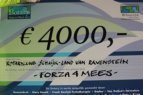 Rotary roeit € 4.000,- bij elkaar