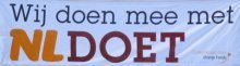Wij doen mee met NL Doet