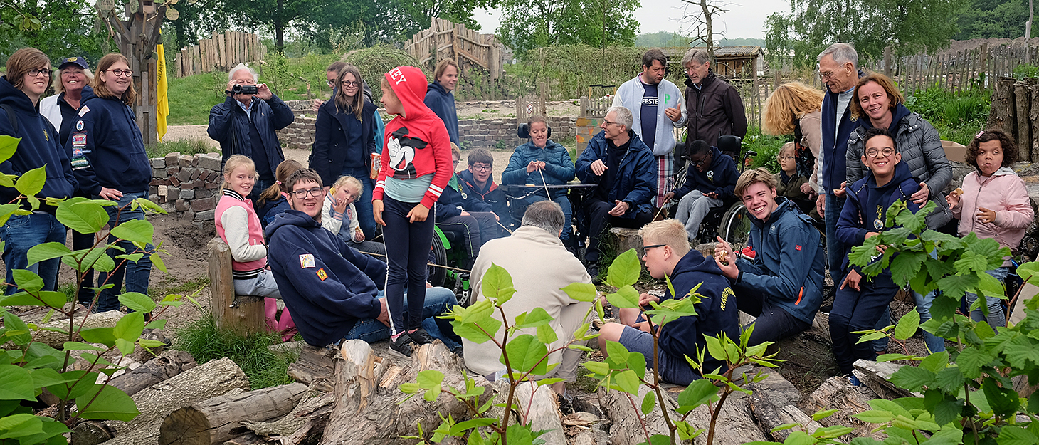 Met de Mauritsgroep in de Natuurspeeltuin