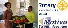 Rotaryclub Amersfoort-Regio geeft Motiva fruit