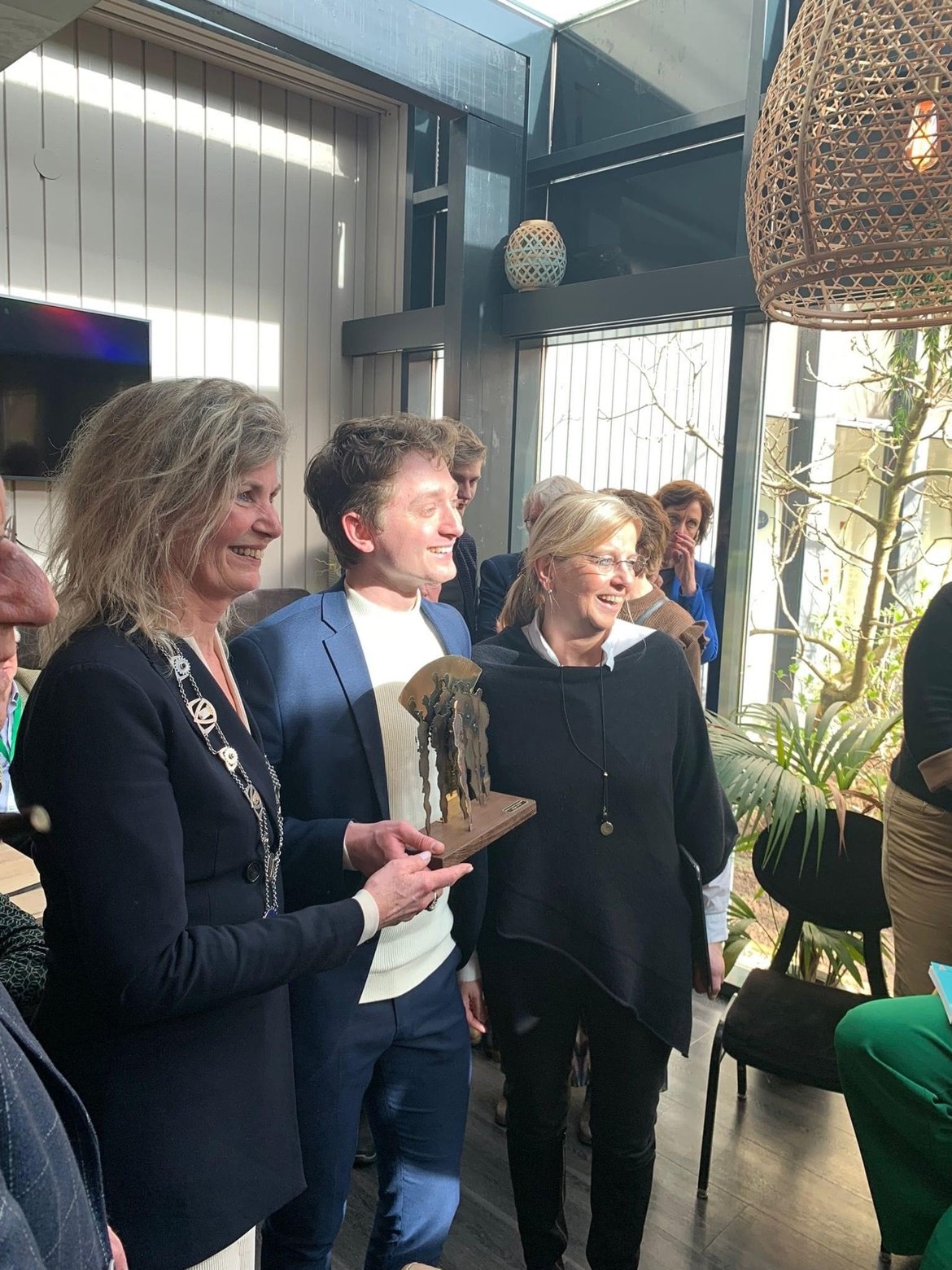 Iedere deelnemer is een winnaar maar een van hen kreeg daarbovenop ook nog eens de leadership award.