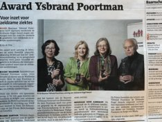 Zeldzame Engel Award voor Ysbrand Poortman