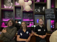 De bediening rust even uit