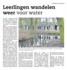 Wandelen voor Water Molenkruier 1 mrt 2017