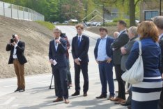 opening fietstunnel bij de Nagelbrug