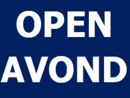 Open avond 17 maart 2026