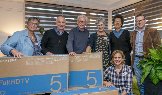 Overhandiging TV's aan Hospice "de Waterlelie" te Spijkenisse