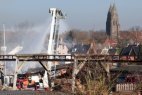 Brand in hartje Laren