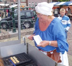 Het Oud-Hollandsch poffertjes-bakken