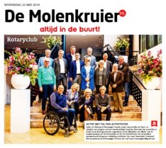 Ons 'dreamteam' in de Molenkruier 22 mei 2019