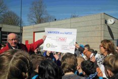 4  met een opbrengst van € 1.500 voor nieuwe waterputten