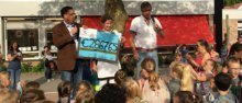 17 mei 2017: Eerste  opbrengst Wandelen voor Water 2017 binnen