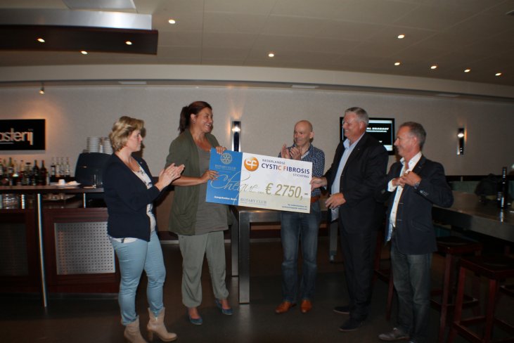 uitreiking cheque