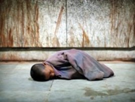 Street sleeping in Kolkata