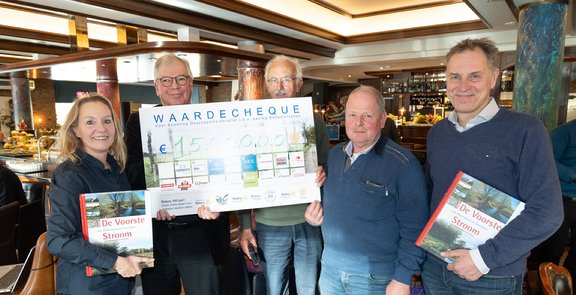 Rotary Oisterwijk doneert 15000,- aan Stichting Duurzaamheidsvallei