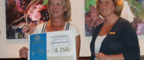 Cheque voor Astrid