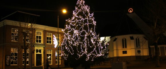 Kerstboom op de Markt Veenendaal