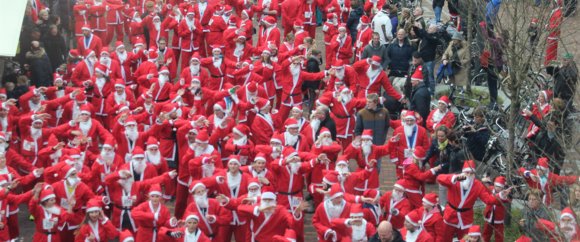 Warming-up Santa Run Veenendaal Regio 2014