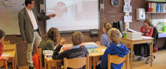 Rotaryleden verzorgen gastlessen op de basisschool