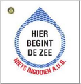 Hier begint de zee, niets ingooien alsjeblieft