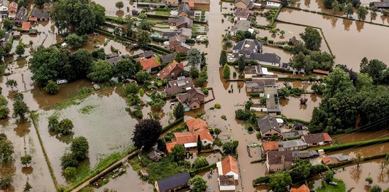 10 miljoen euro voor gedupeerden van overstromingen in Limburg