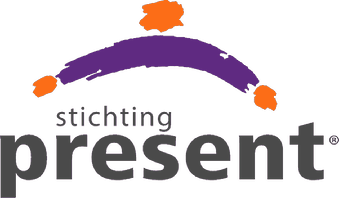 A logo with purple and orange colors

Description automatically generated